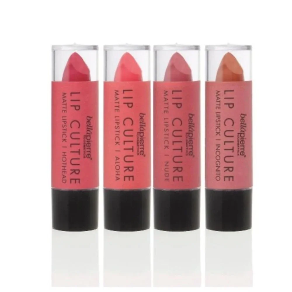 bellapierre Cosmetics Lip Culture Collection of 4 Matte Lipsticks- NIB